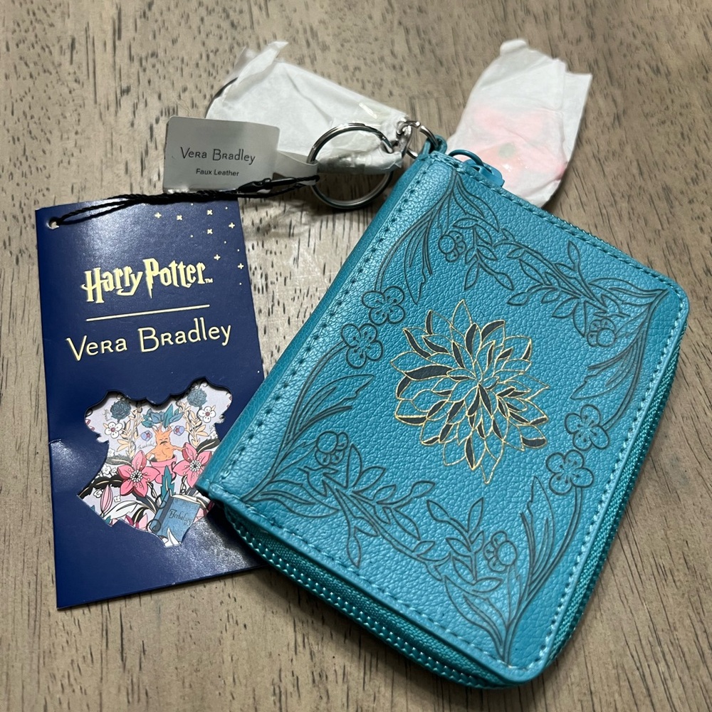 NWT Vera Bradley Harry Potter Book Bag Charm Herbology Edition